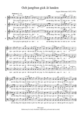 Och jungfrun gick åt lunden