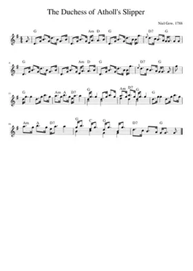 The Duchess of Atholl's Slipper