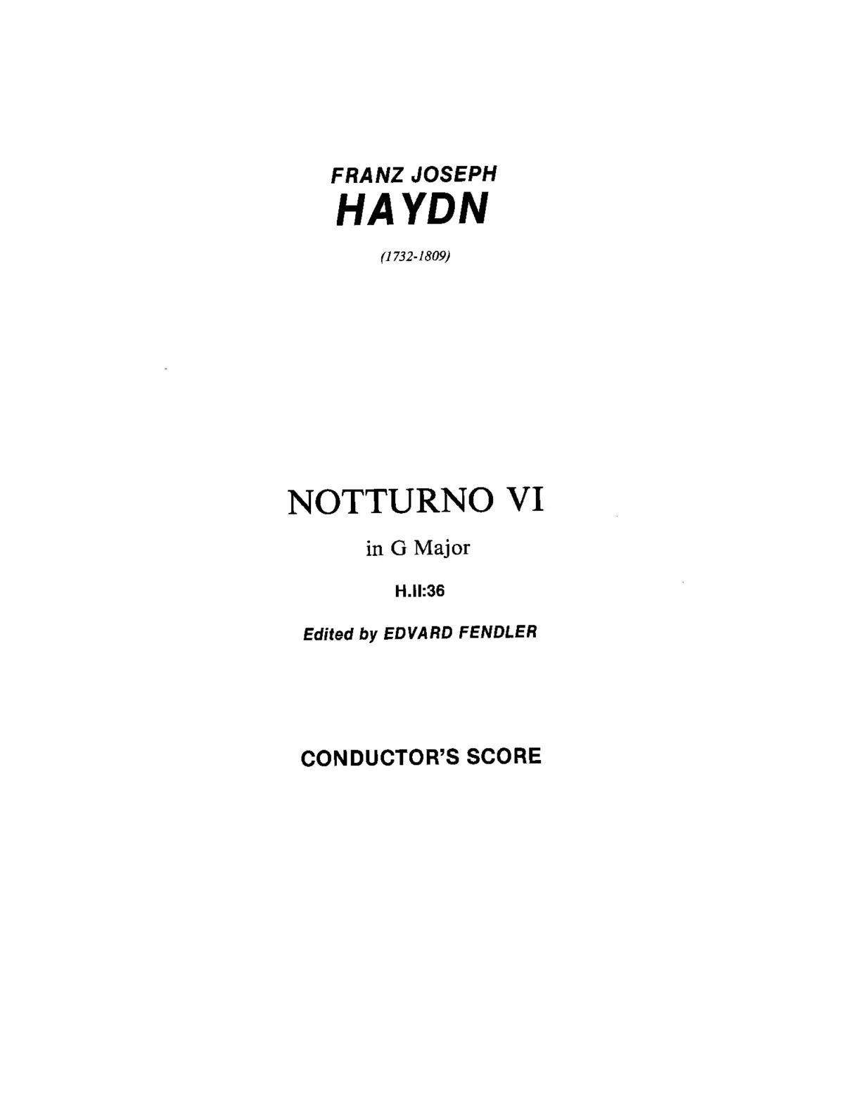 Notturno in G major - Page 1