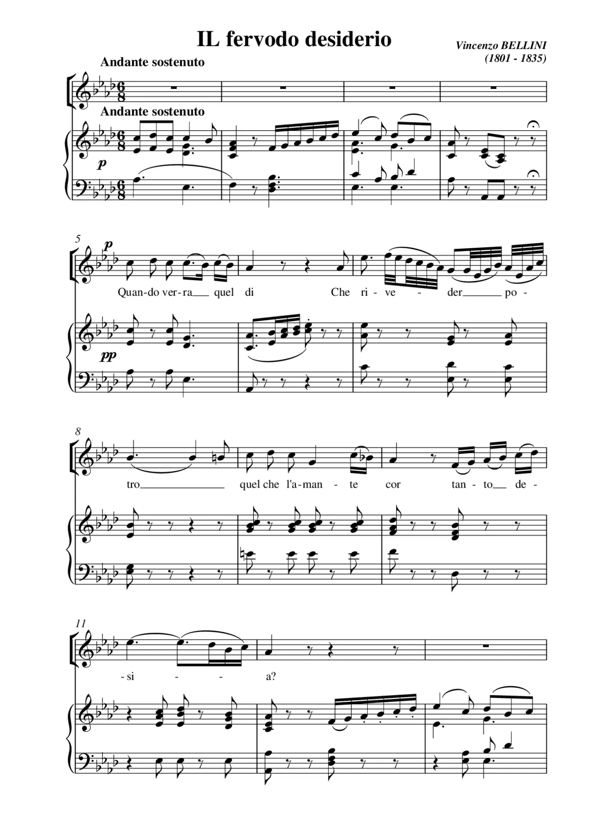 Tre Ariette - Page 1