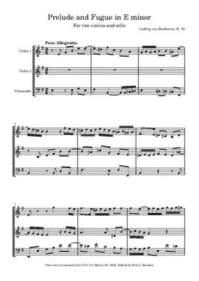 String Trio in E minor