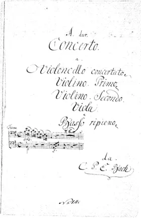 Cello Concerto in A major