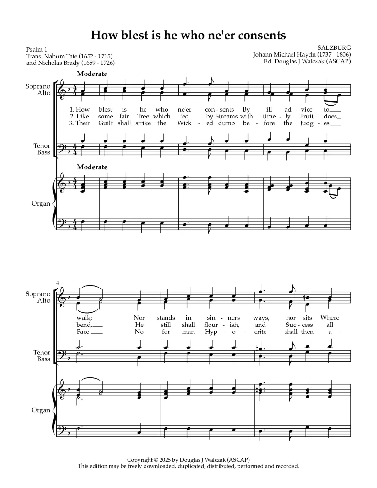 How blest is he who ne'er consents - Page 1