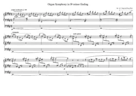 Organ Symphony in F minor Op. 143