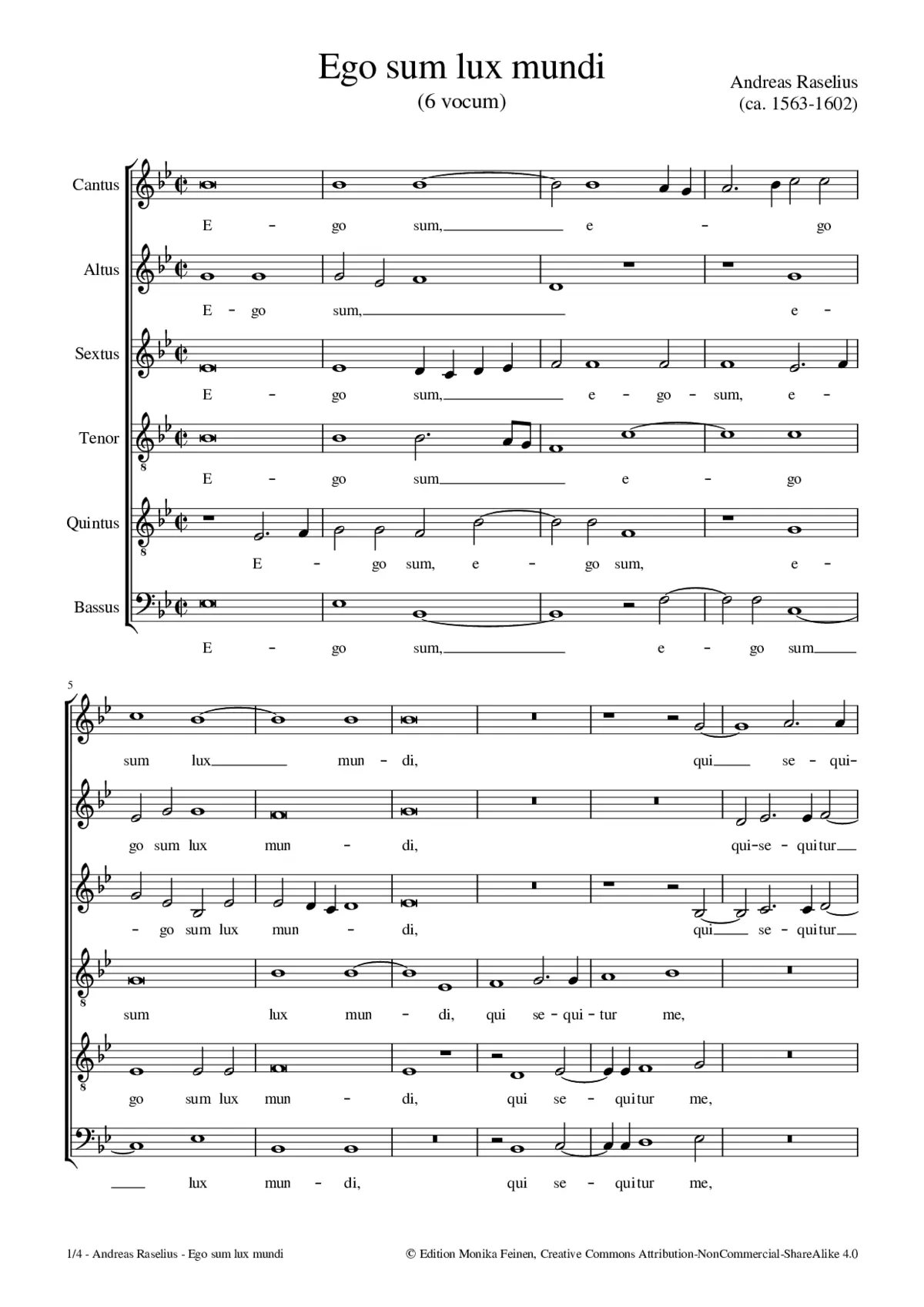 Ego sum lux mundi - Page 1