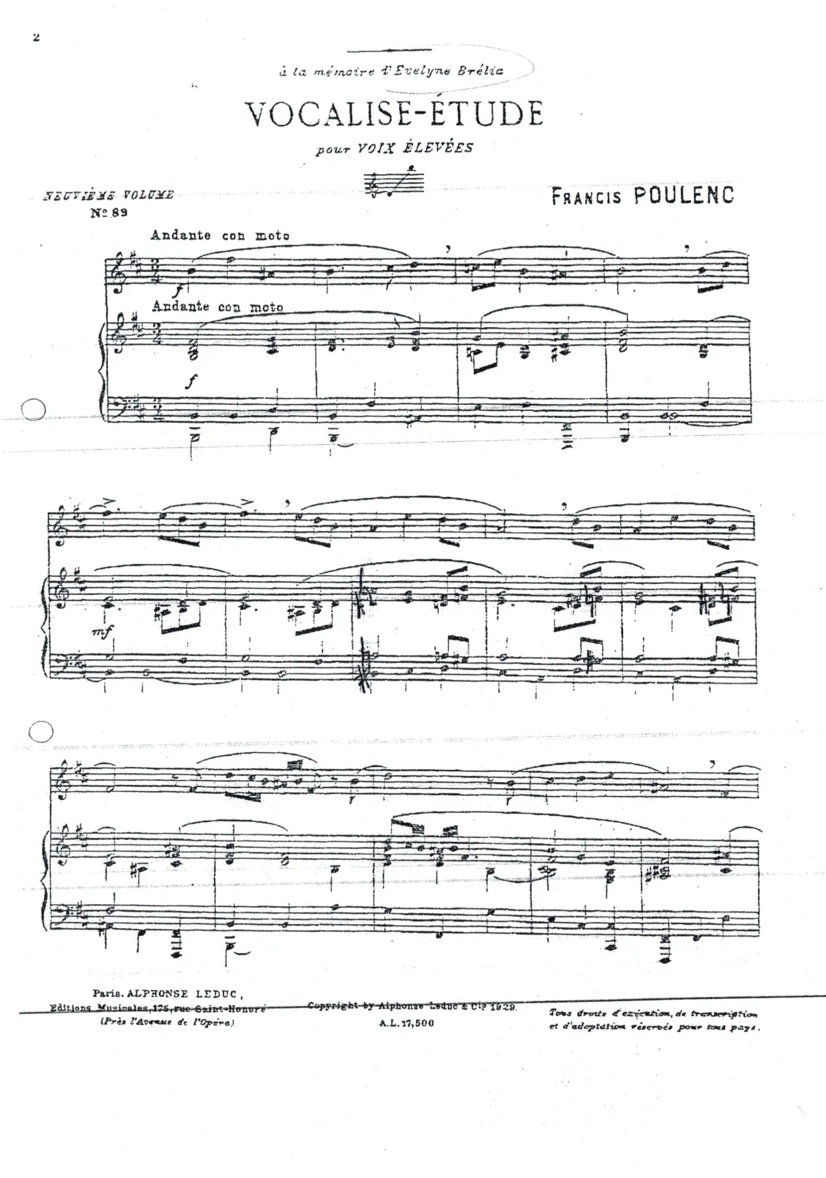 Vocalise-Etude - Page 1