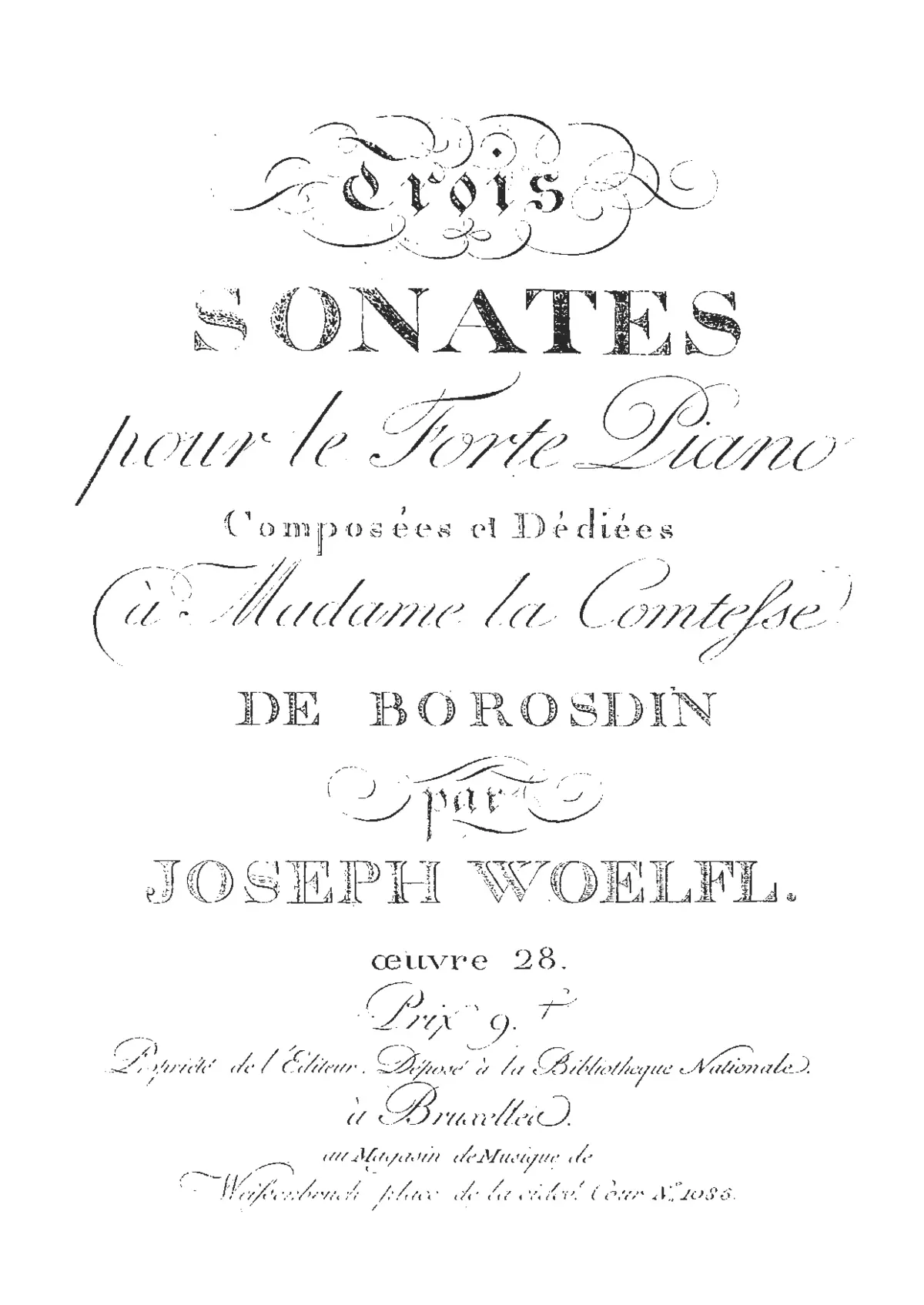 3 Piano Sonatas - Page 1