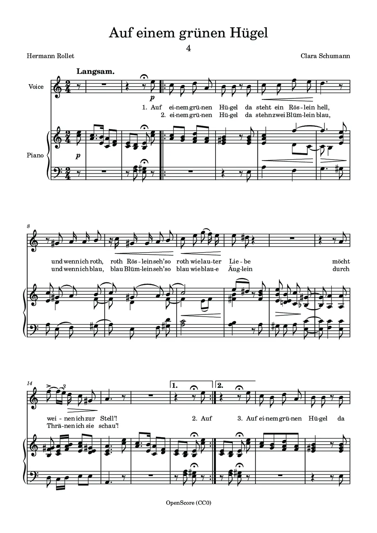 Auf einem grünen Hügel - Page 1