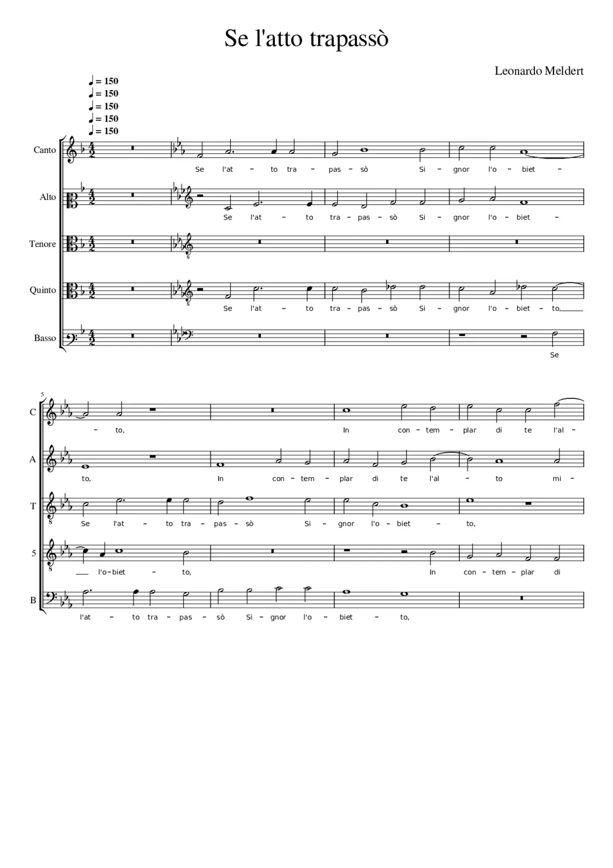 Se l'atto trapassò - Page 1