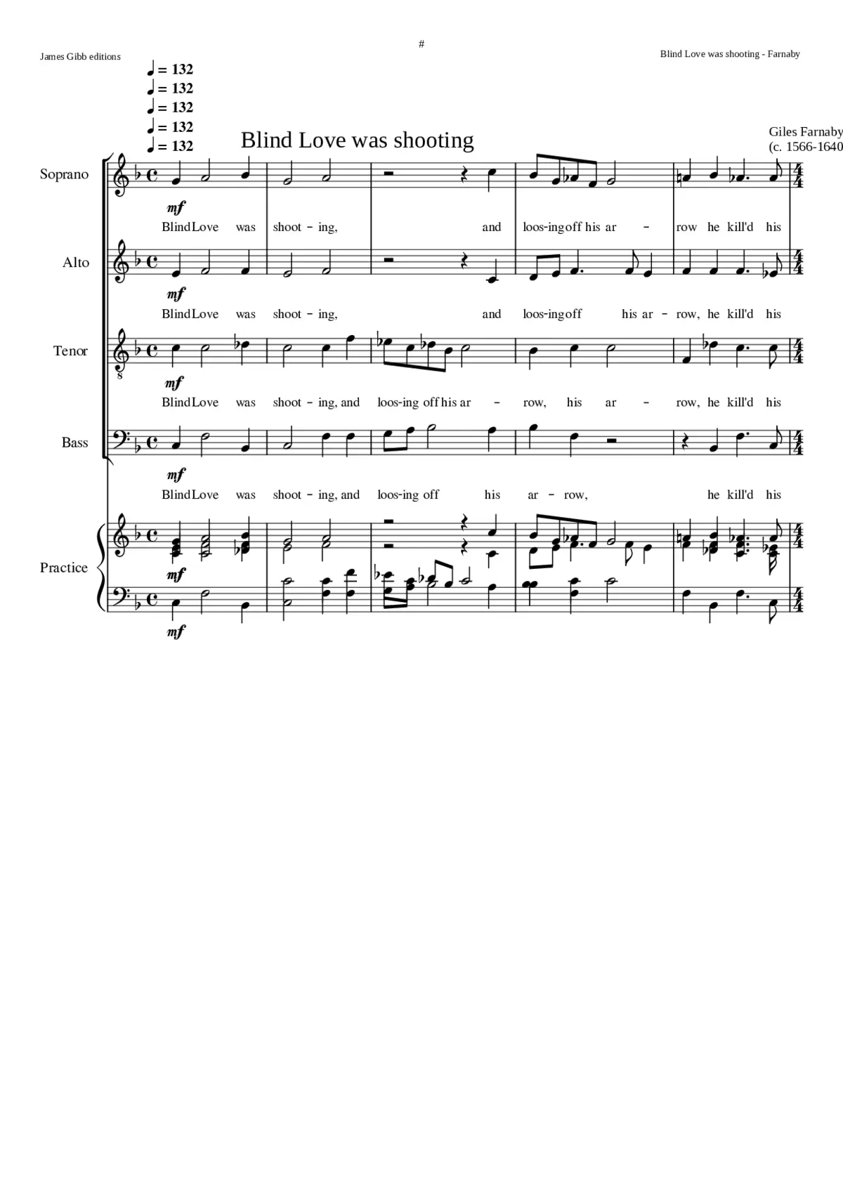 Blind Love was shooting - Page 1