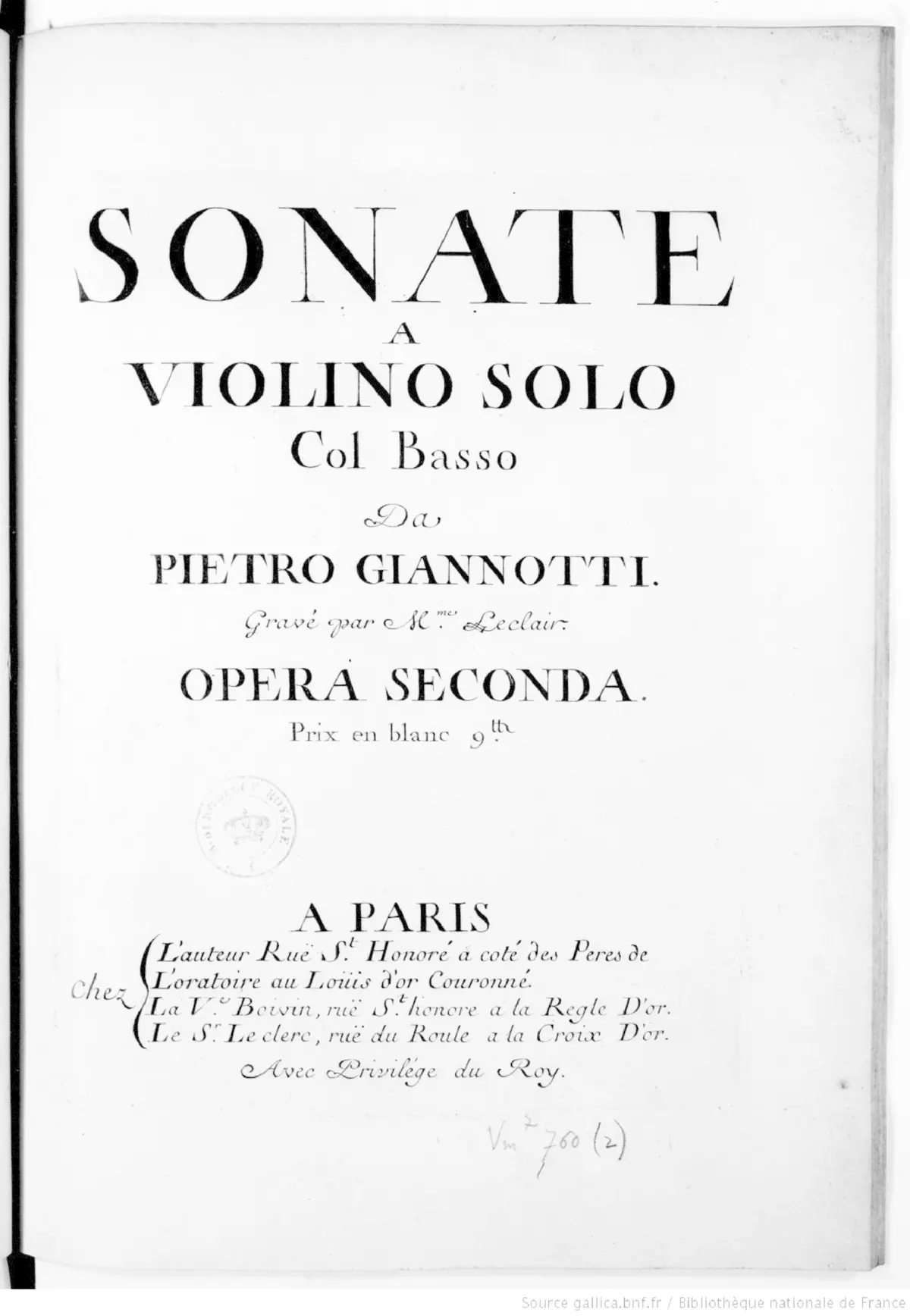 12 Violin Sonatas - Page 1