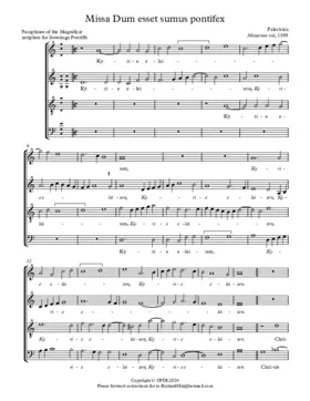 Missa Dum esset sumus pontifex