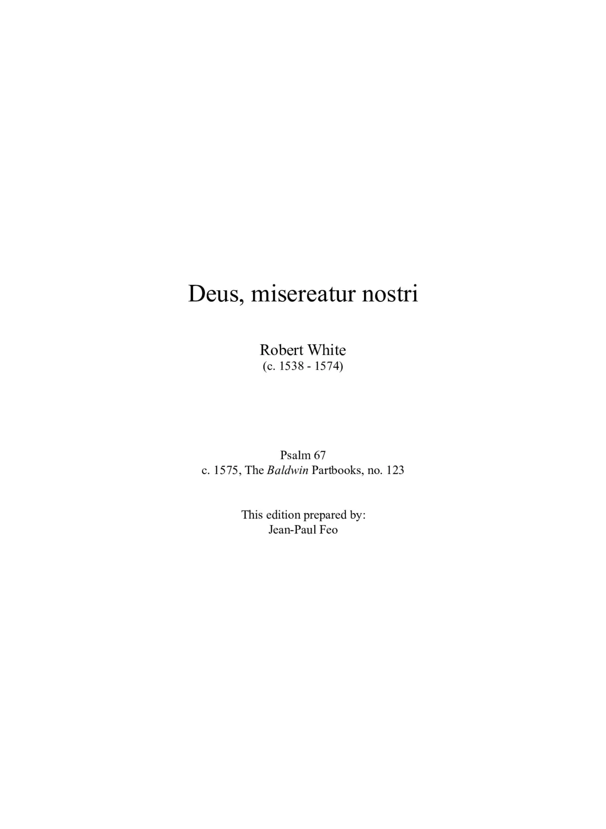 Deus, misereatur nostri - Page 1