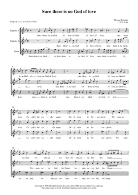 Sure there is no God of love