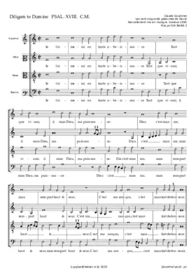 Psaume 18 Je t'aimerai en toute obeissance