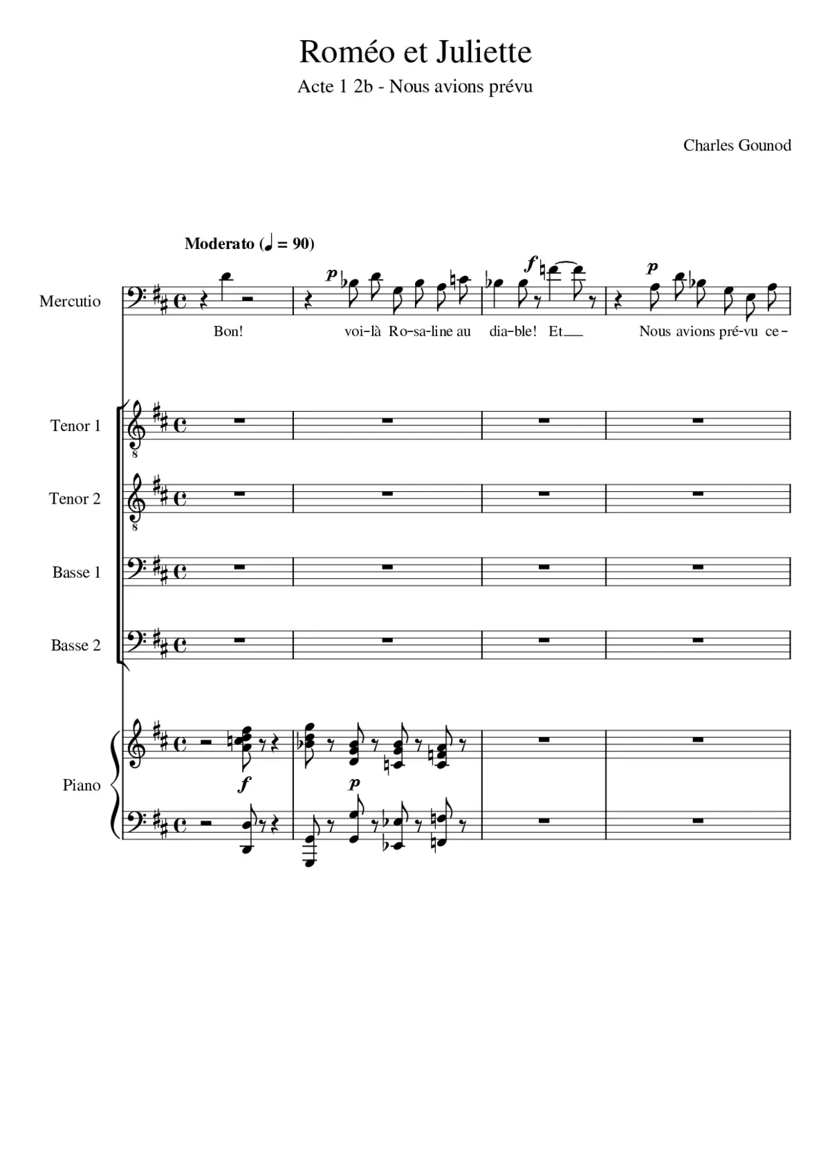 Roméo et Juliette - Page 1