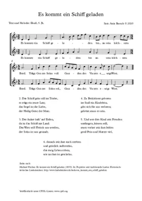 Es kommt ein Schiff geladen