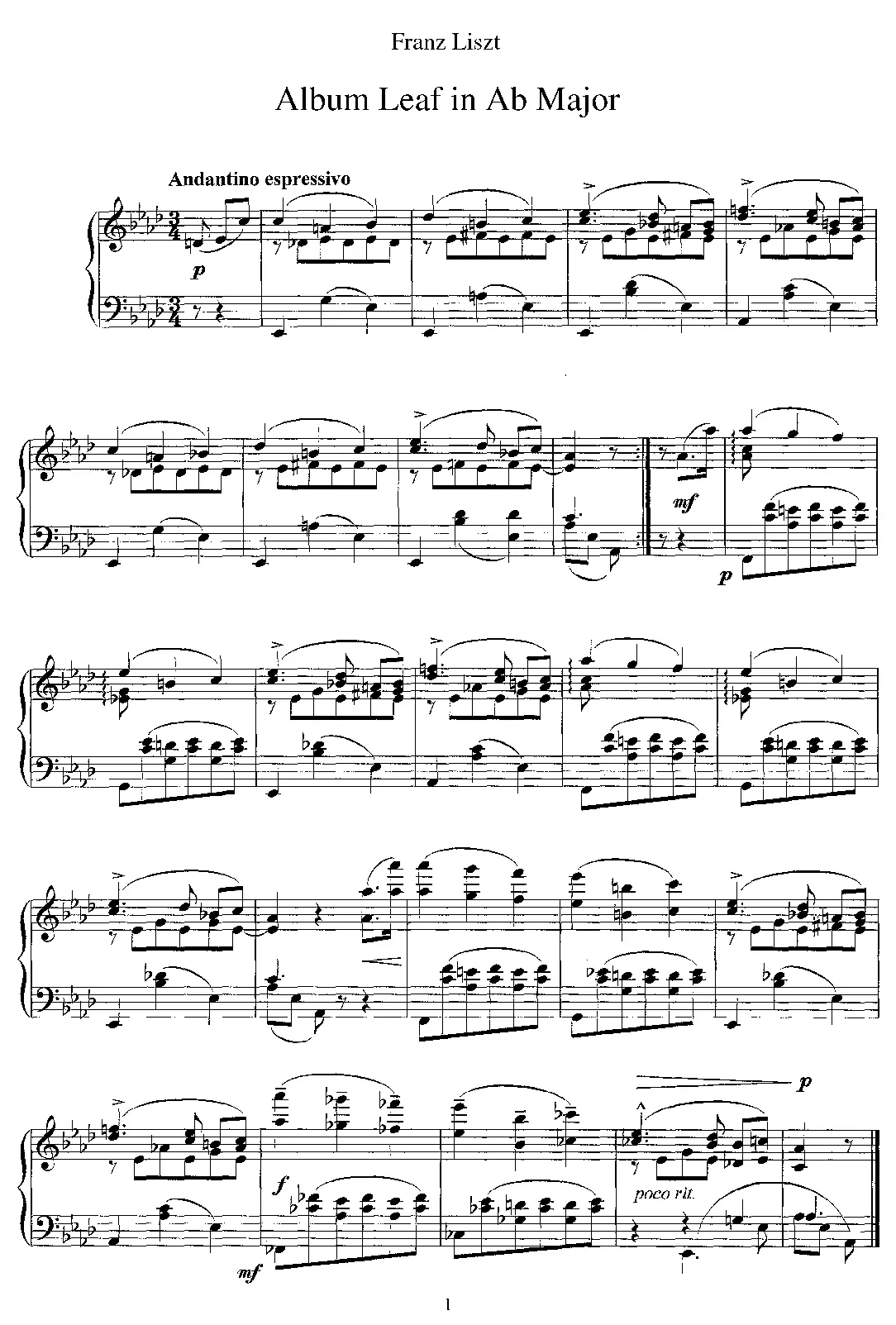 Klavierstück in As-dur No.2 (S.189a/1)Klavierstück (S.189a/2)Klavierstück (S.189a/3) - Page 1