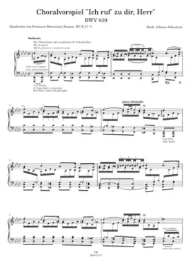 Ich ruf zu dir Herr Jesu Christ BWV 639