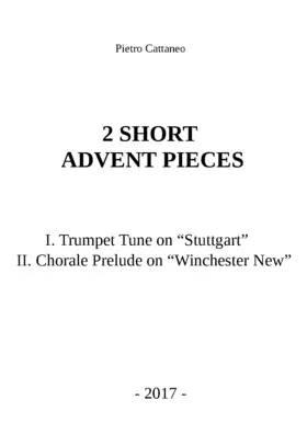 2 Short Advent Pieces