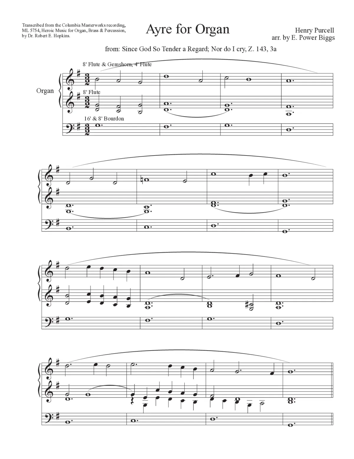 Since God so Tender a Regard - Page 1