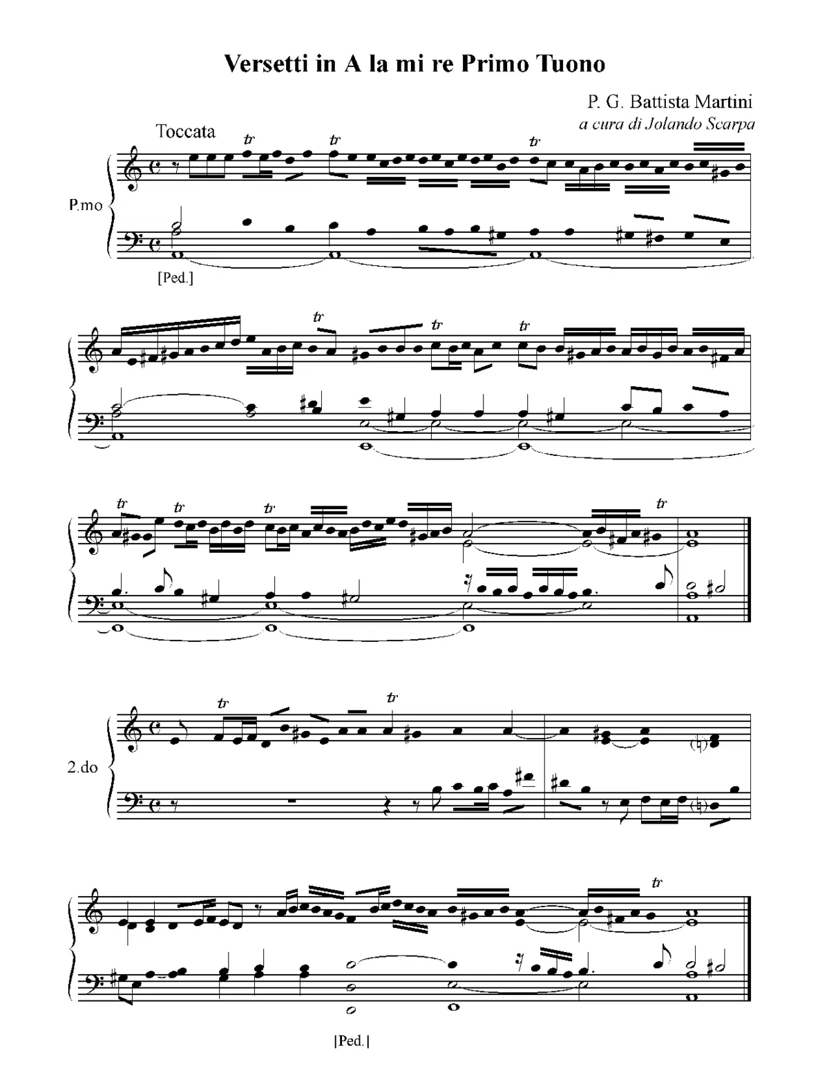 21 versetti for organ - Page 1