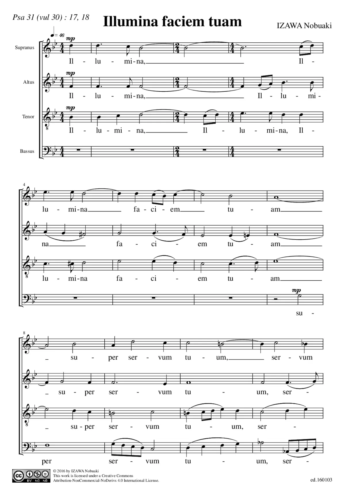 Illumina faciem tuam - Page 1