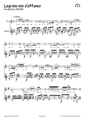 Lagrime mie d'affanno