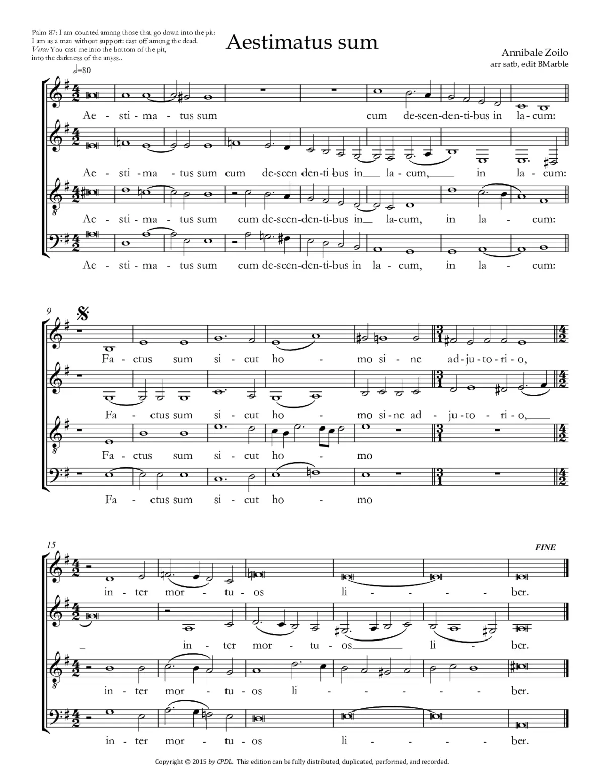 Aestimatus sum - Page 1