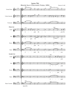 Agnus Dei (from Missa Concertata)