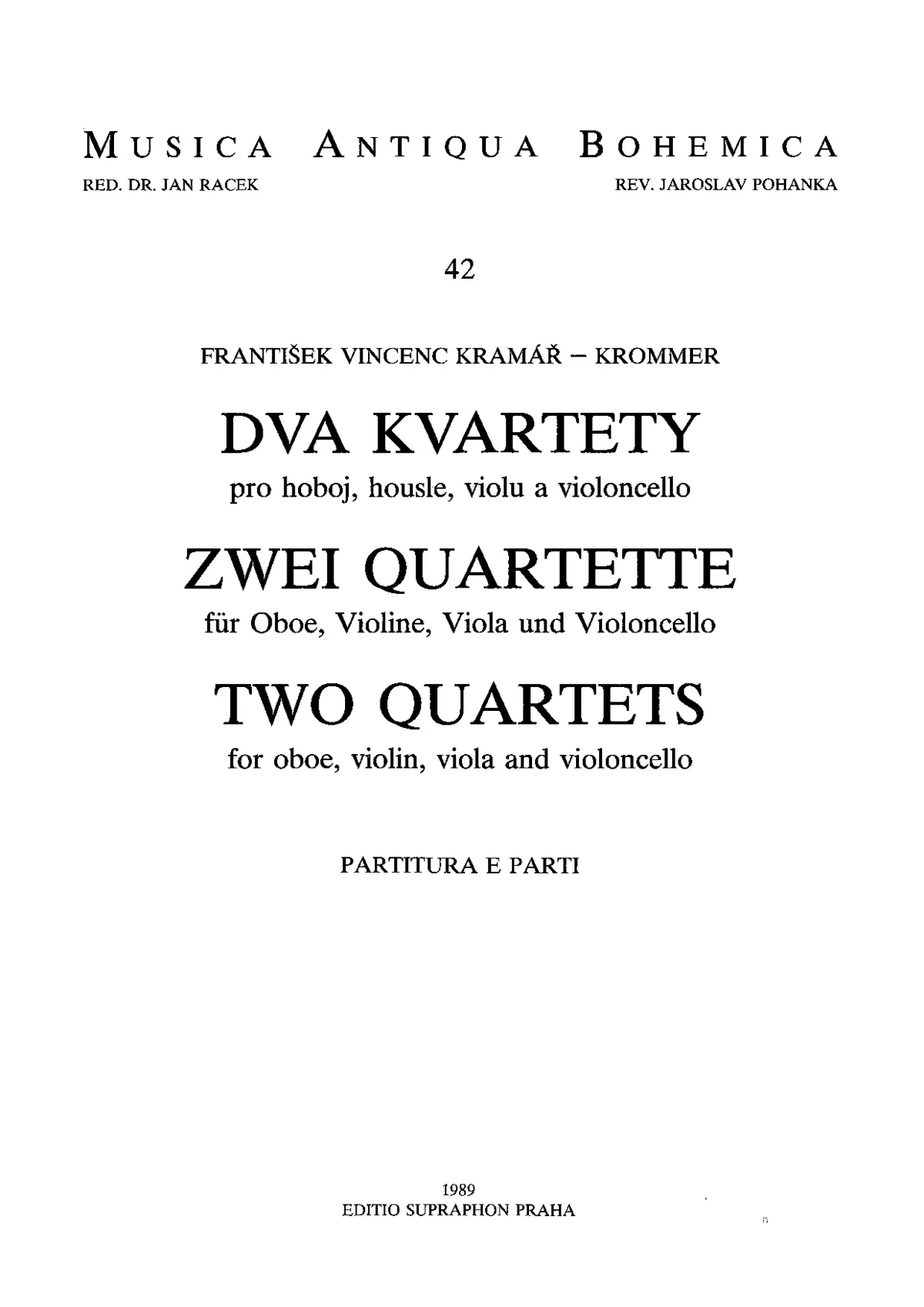 Oboe quartets - Page 1
