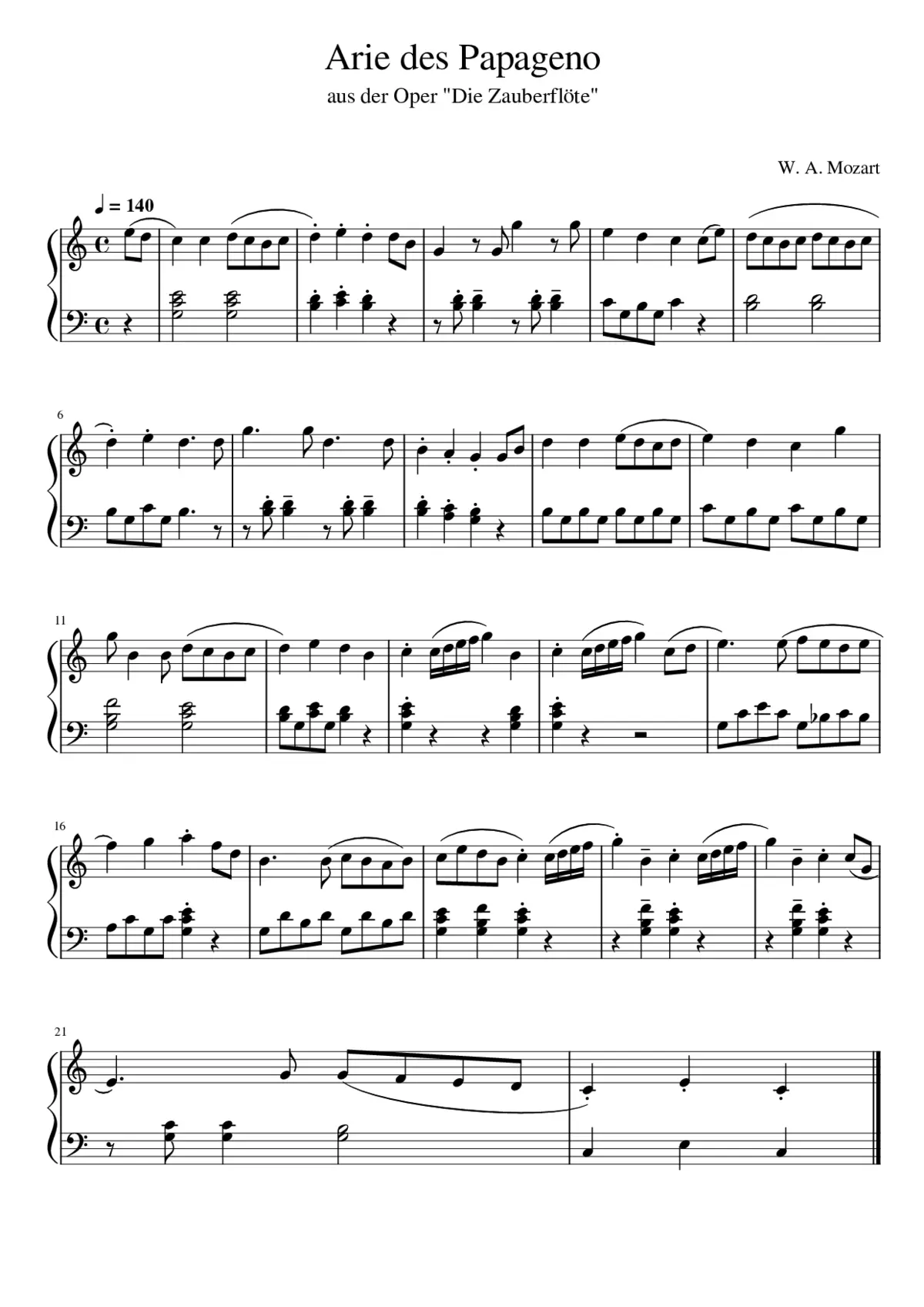 Die Zauberflöte K.620 - Page 1