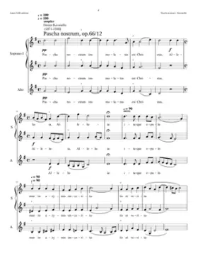 Pascha nostrum op.66/12