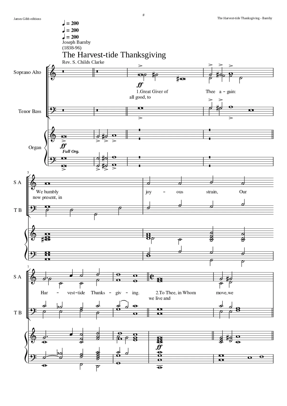 The Harvest-tide Thanksgiving - Page 1