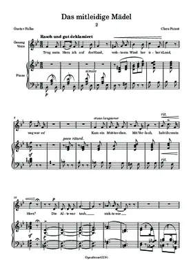 Das mitleidige Mädel