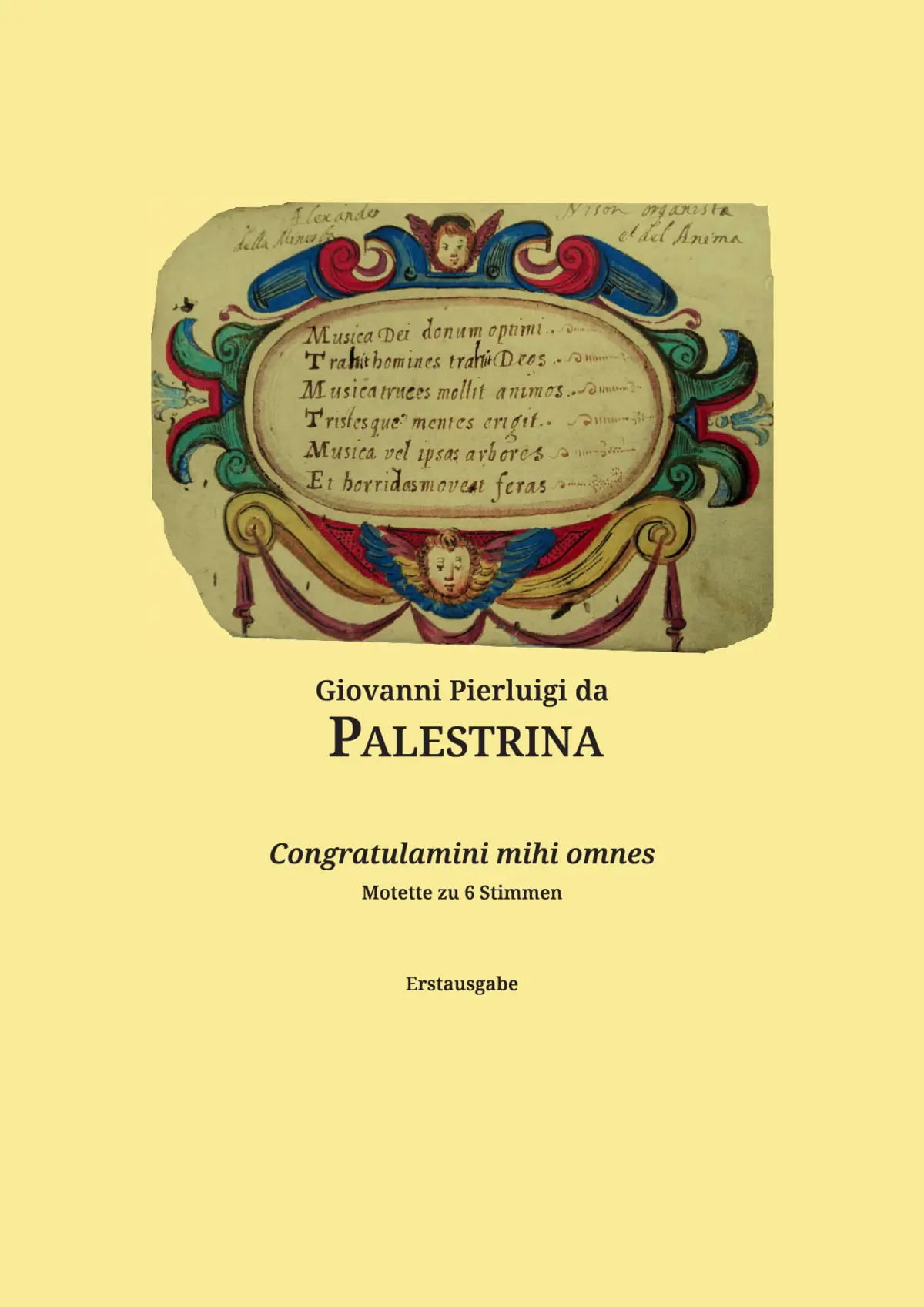Congratulamini mihi omnes - Page 1