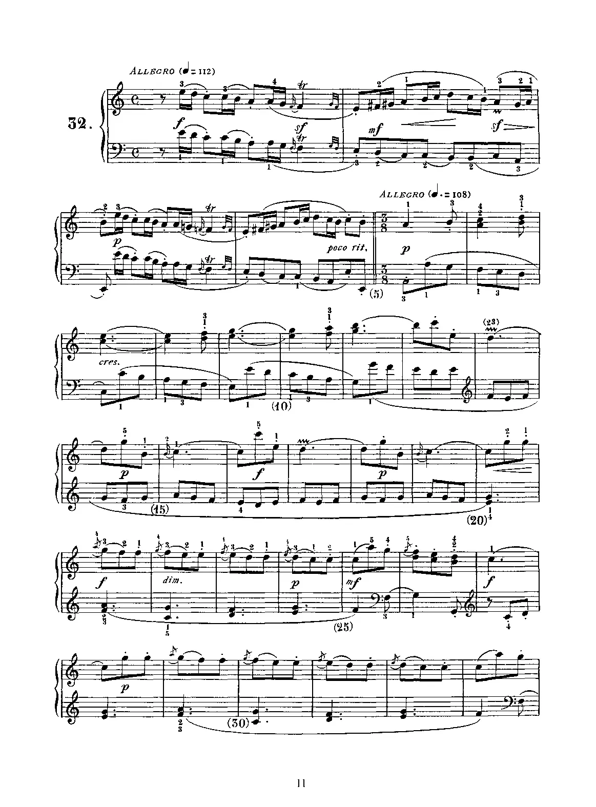 Keyboard Sonata in A minor - Page 1