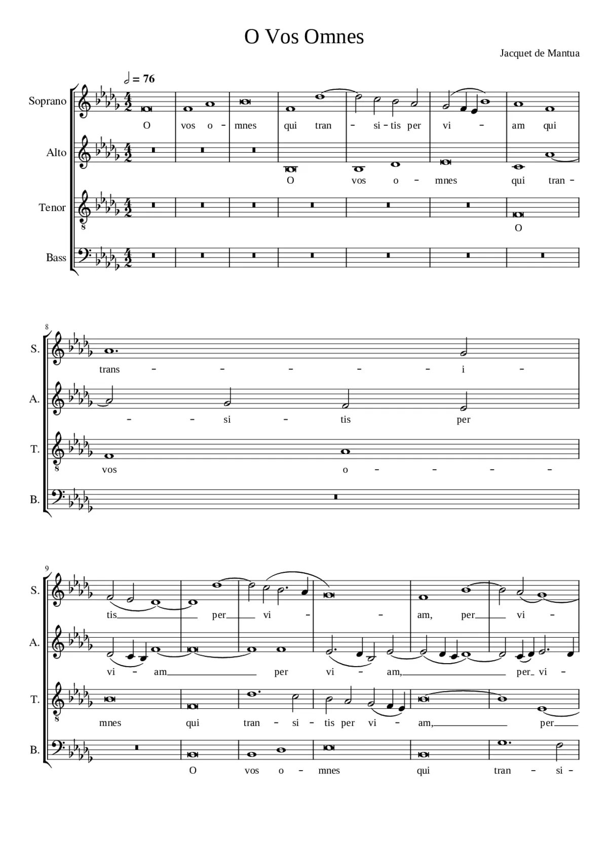 O vos omnes - Page 1