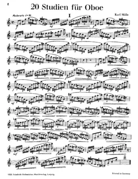 20 Studien für Oboe