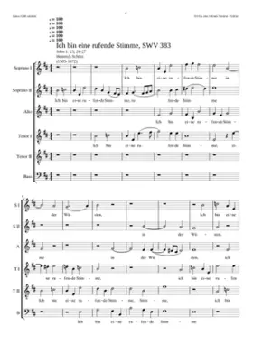 Ich bin eine rufende Stimme SWV 383