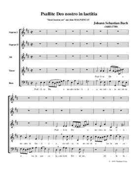 Psallite Deo nostro in laetitia (sicut locutus est from Magnificat), BWV 243.11