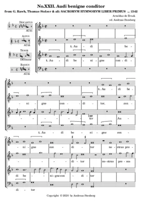 Audi benigne conditor