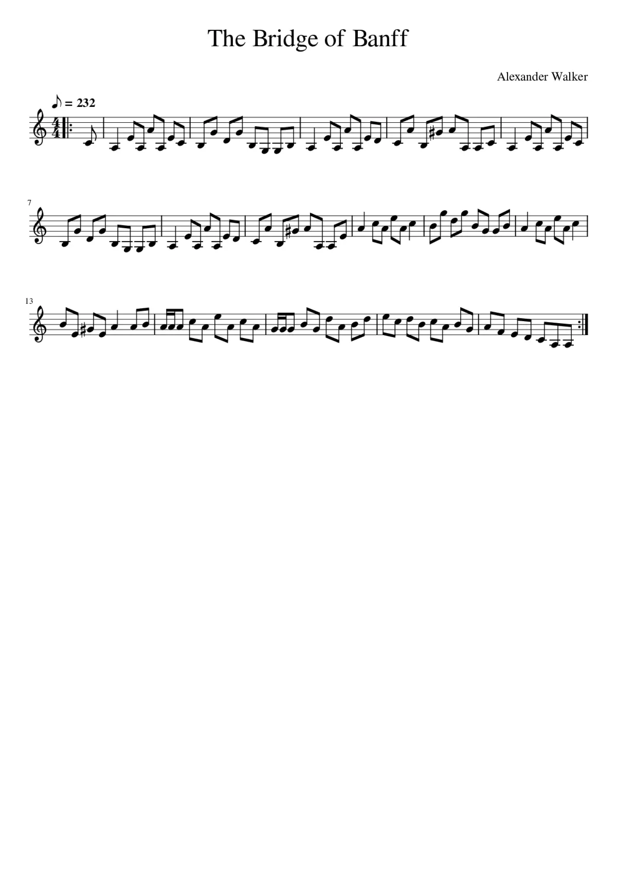 The Bridge of Banff - Page 1