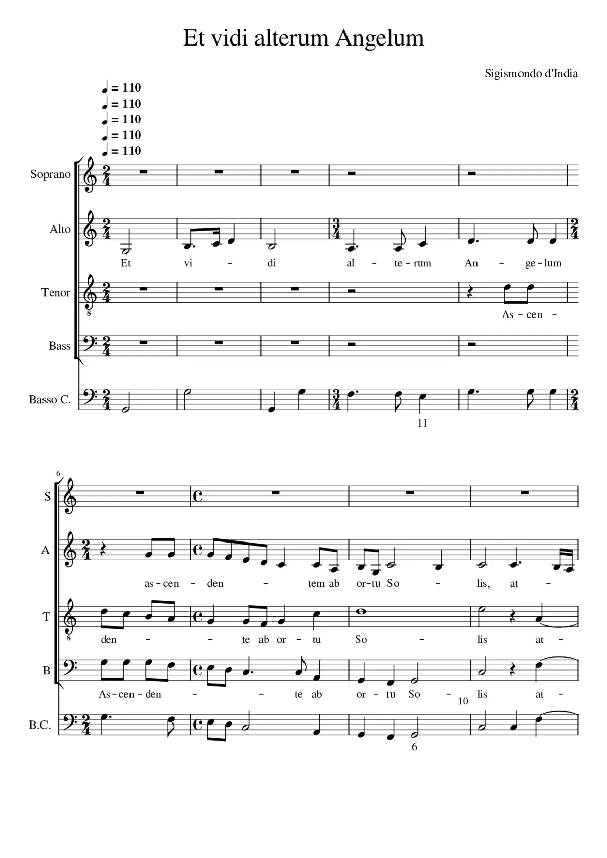 Et vidi alterum Angelum - Page 1