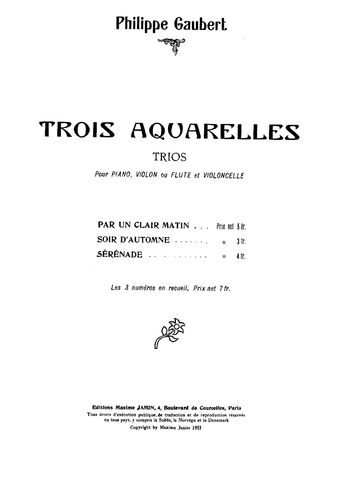 3 Aquarelles - Page 1