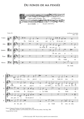 Pseaume 130 - Du fonds de ma pensée