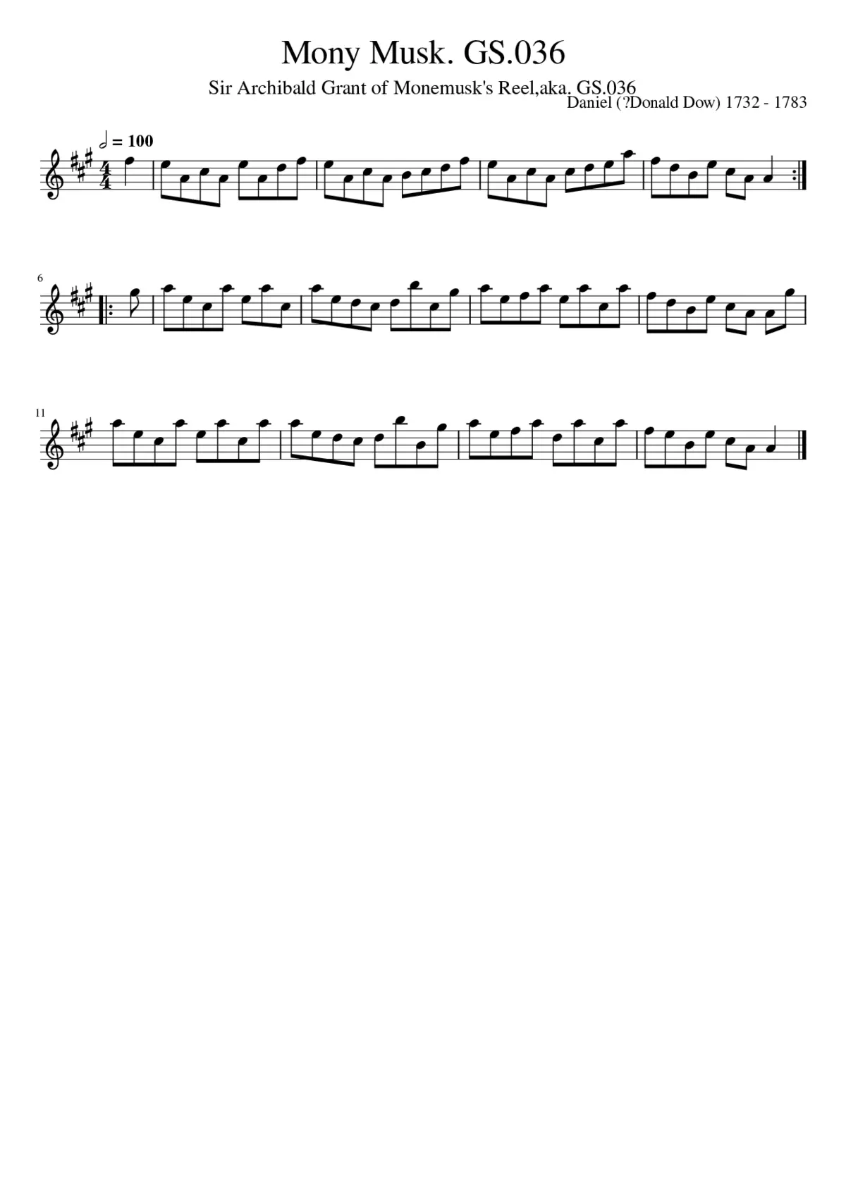 Mony Musk. GS.036 - Page 1