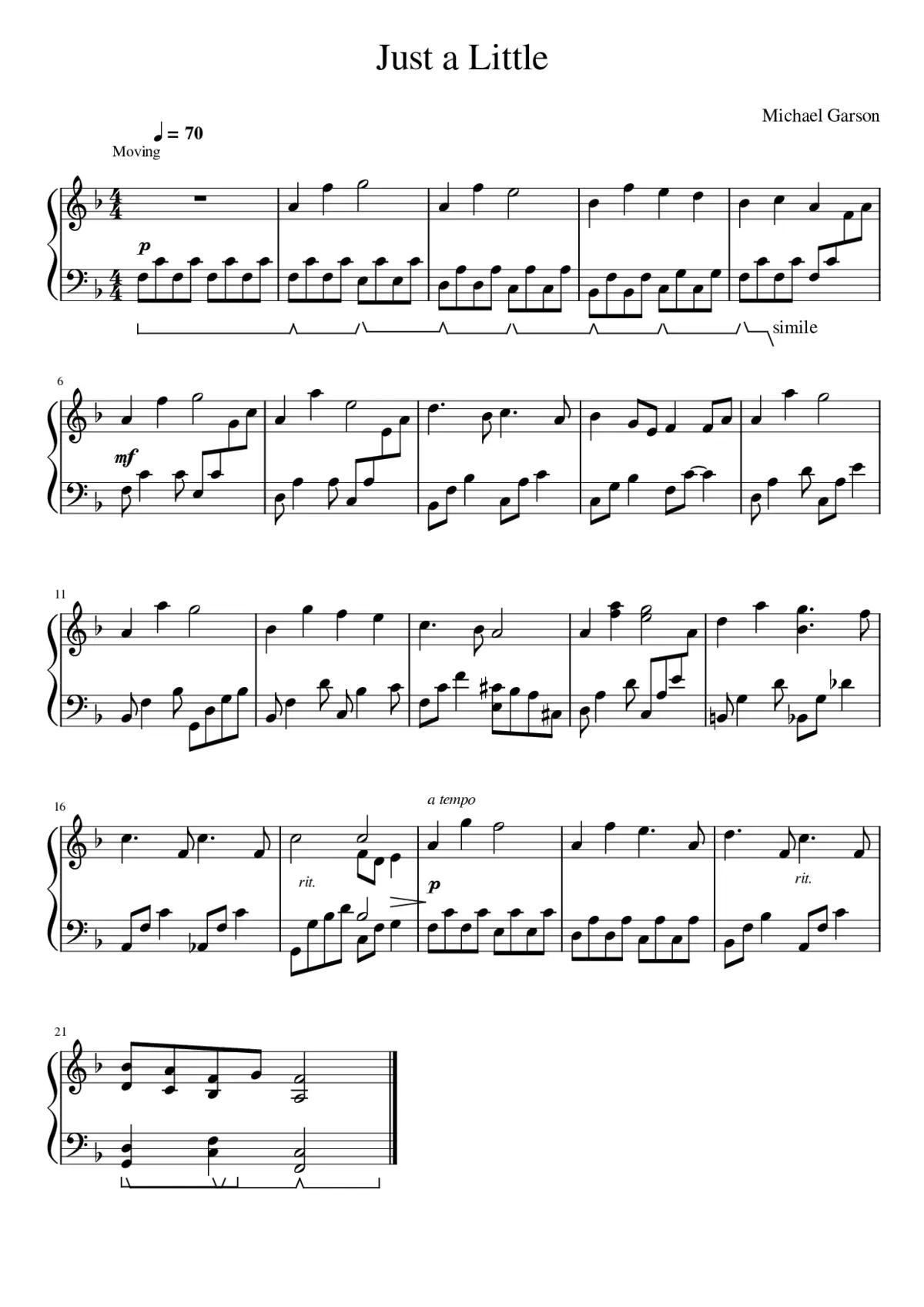 Just a Little - Page 1