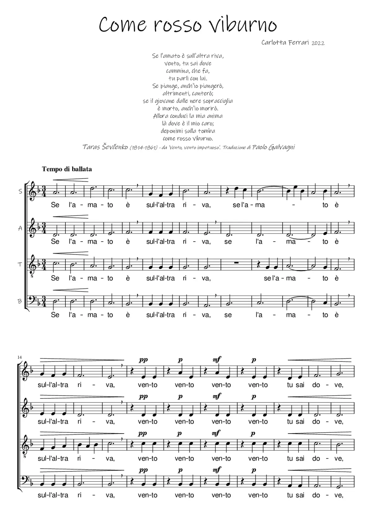 Come rosso viburno - Page 1