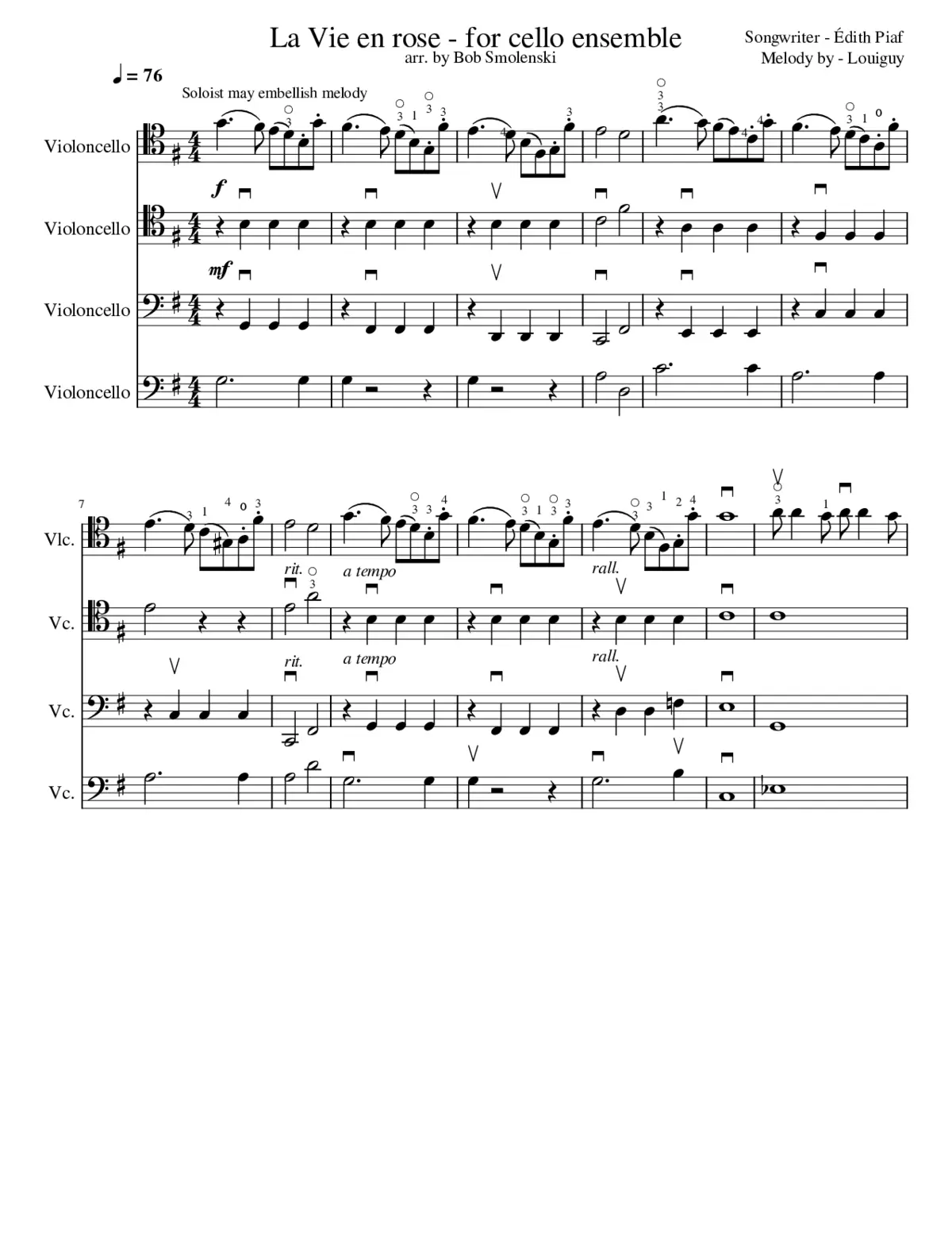 la vie en rose - Page 1